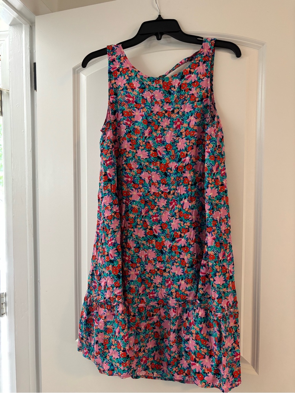LOFT Floral swing Dress